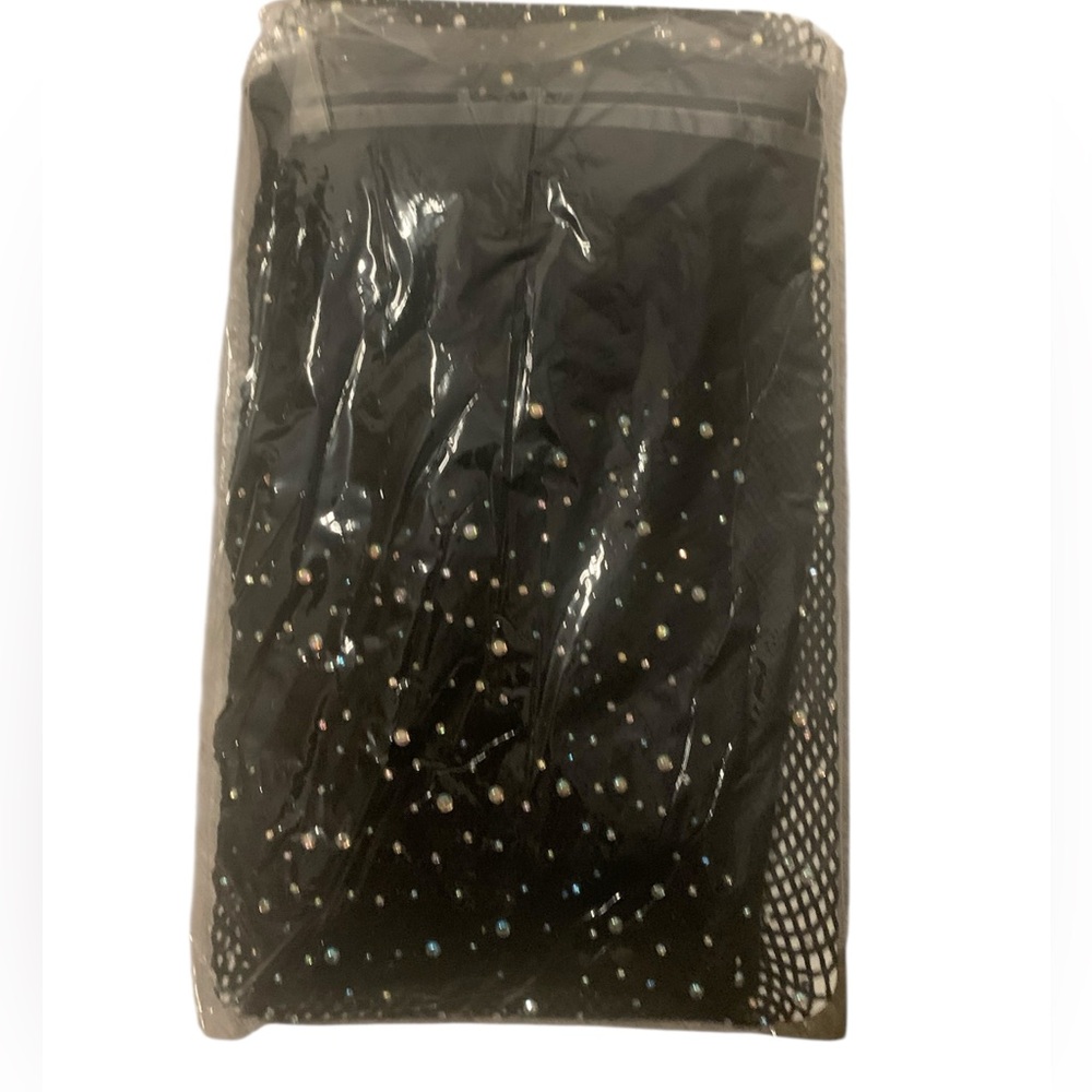 NWOT Vebzin Rhinestone Fishnet Stockings Sz 3XL Plus - Picture 7 of 9